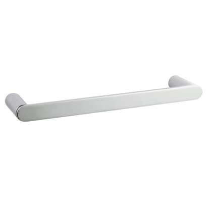 300mm Round Stainless Steel Towel Rail Rack Bathroom Wall Mounted Single Bar Towel Clothes Hanger Holder Chrome/Nero Black/Black Rose Gold