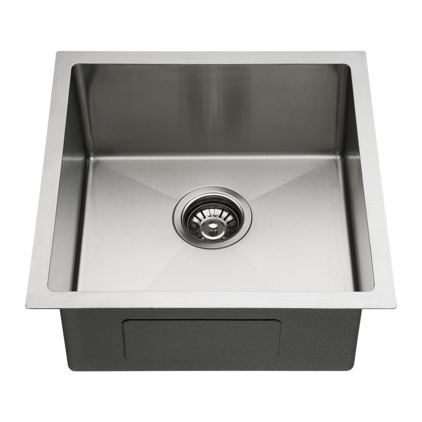 440x440mm Single Stainless Steel Kitchen Sink Smart Hand Free Drainage Top/Flush/Under Mount Satin Brush/Nano Black/Yellow Gold
