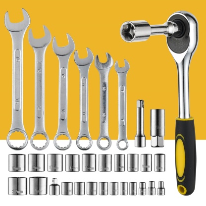158 PCS Household Protable Tool Kit Set Hand Tool Box Storage Kits Mechanical Repair Tool Set