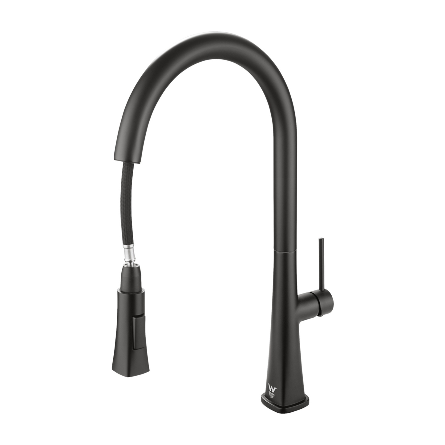 Brass 360° Swivel Pull-Out 2 Function Kitchen Sink Mixer Tap Laundry Basin Vanity Spout Faucet Chrome/Black/Granite Grey/White Granite