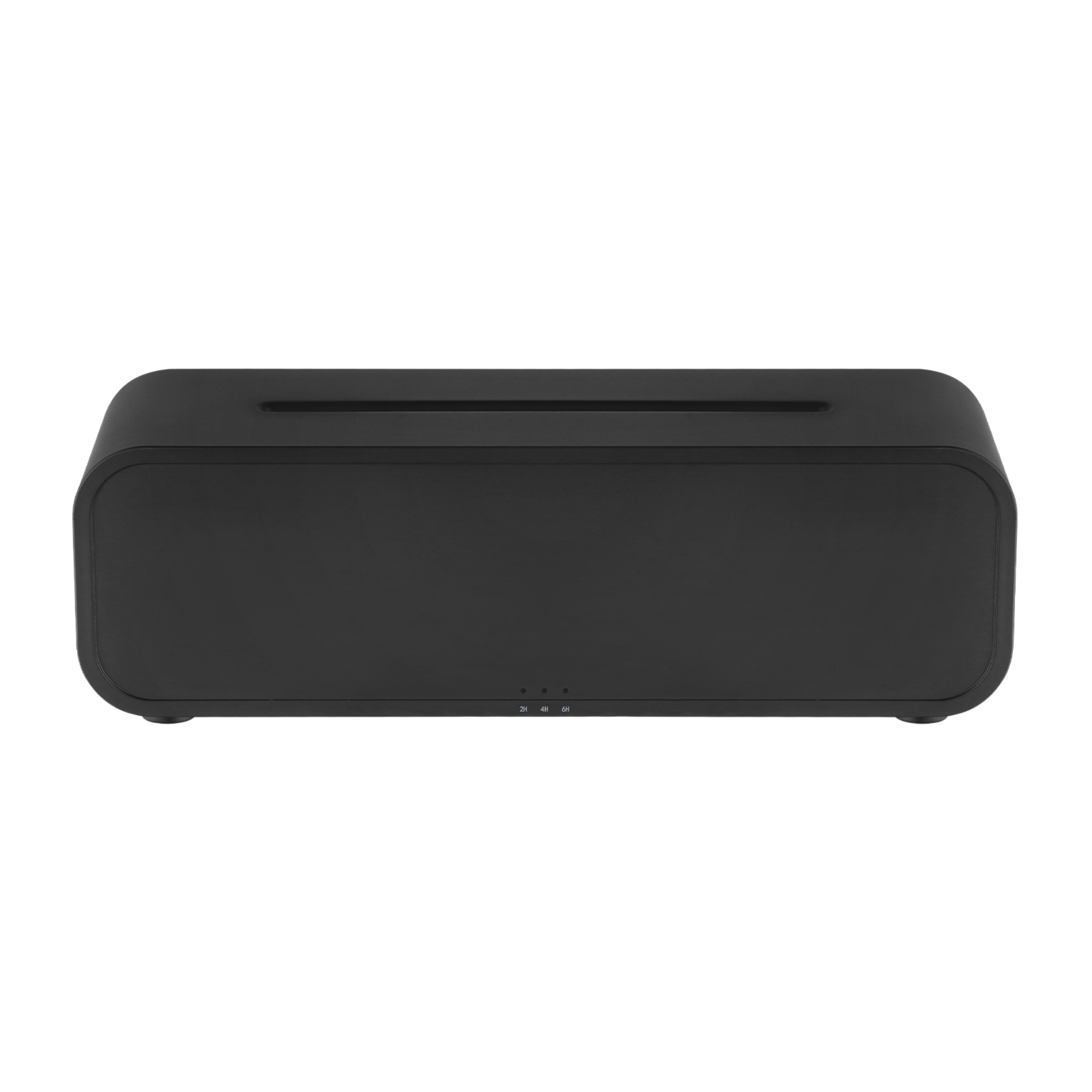 7 Colour Flame Remote Control Aromatherapy Diffuser 3 Timer Sound Reactive Air Humidification Black/White