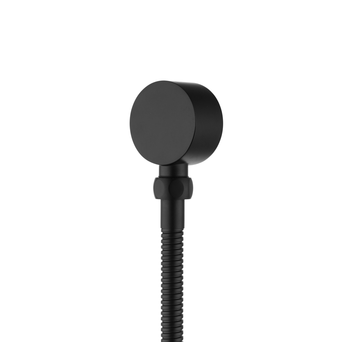 Bathroom Wall Mounted Round Gooseneck Adjustable Twin Shower Rail Body Wall Arm Shower Hose Diverter Sliding Rail Chrome/Matte Black