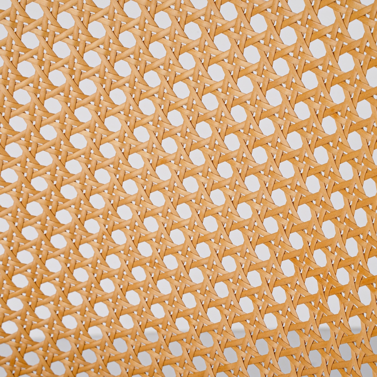 PU Leather Dining Side Chairs Curved Rattan Back Seat Metal Legs Set of 2 Black/White(Natural)