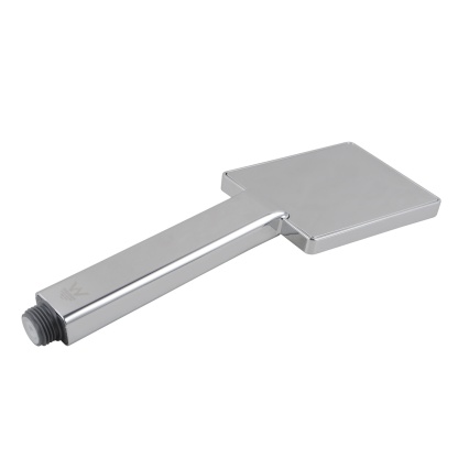 Bathroom Square Handheld Shower Head Bath Handle Rainfall Spray Rose Chrome/Matte Black