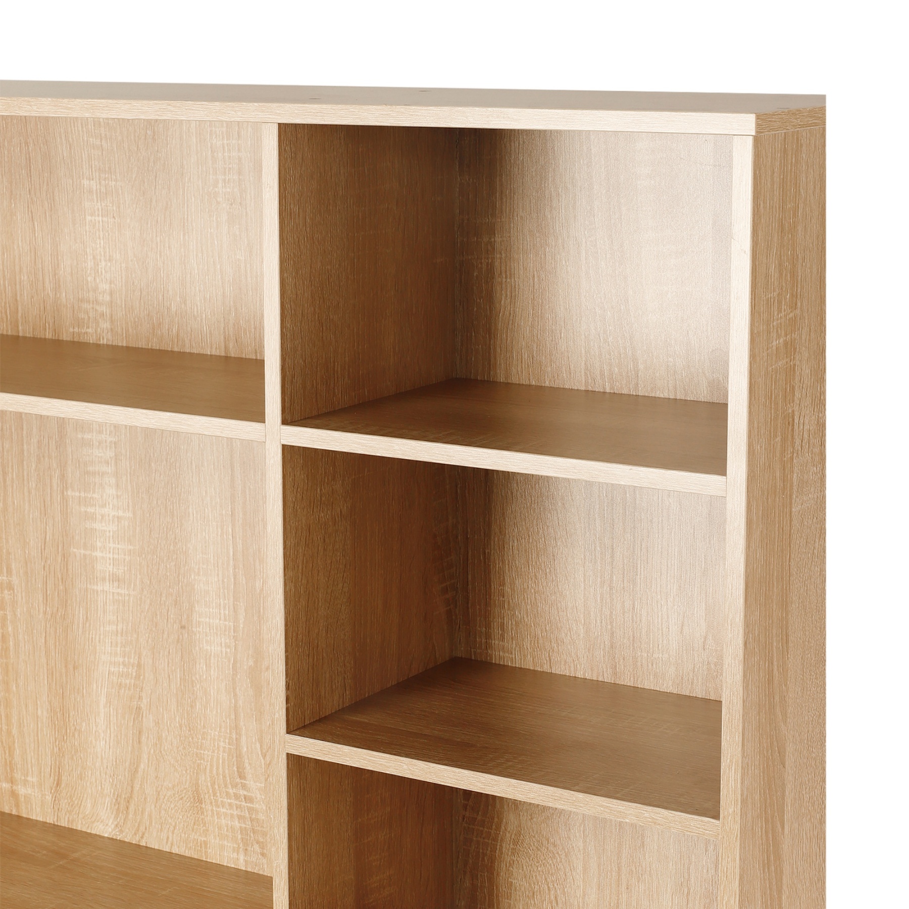 Executive Computer Desk with Hutch Drawer Home Office Study Desk Writing Workstation Open Display Bookshelf