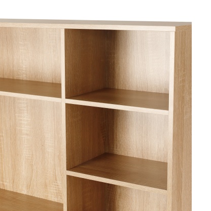 Executive Computer Desk with Hutch Drawer Home Office Study Desk Writing Workstation Open Display Bookshelf