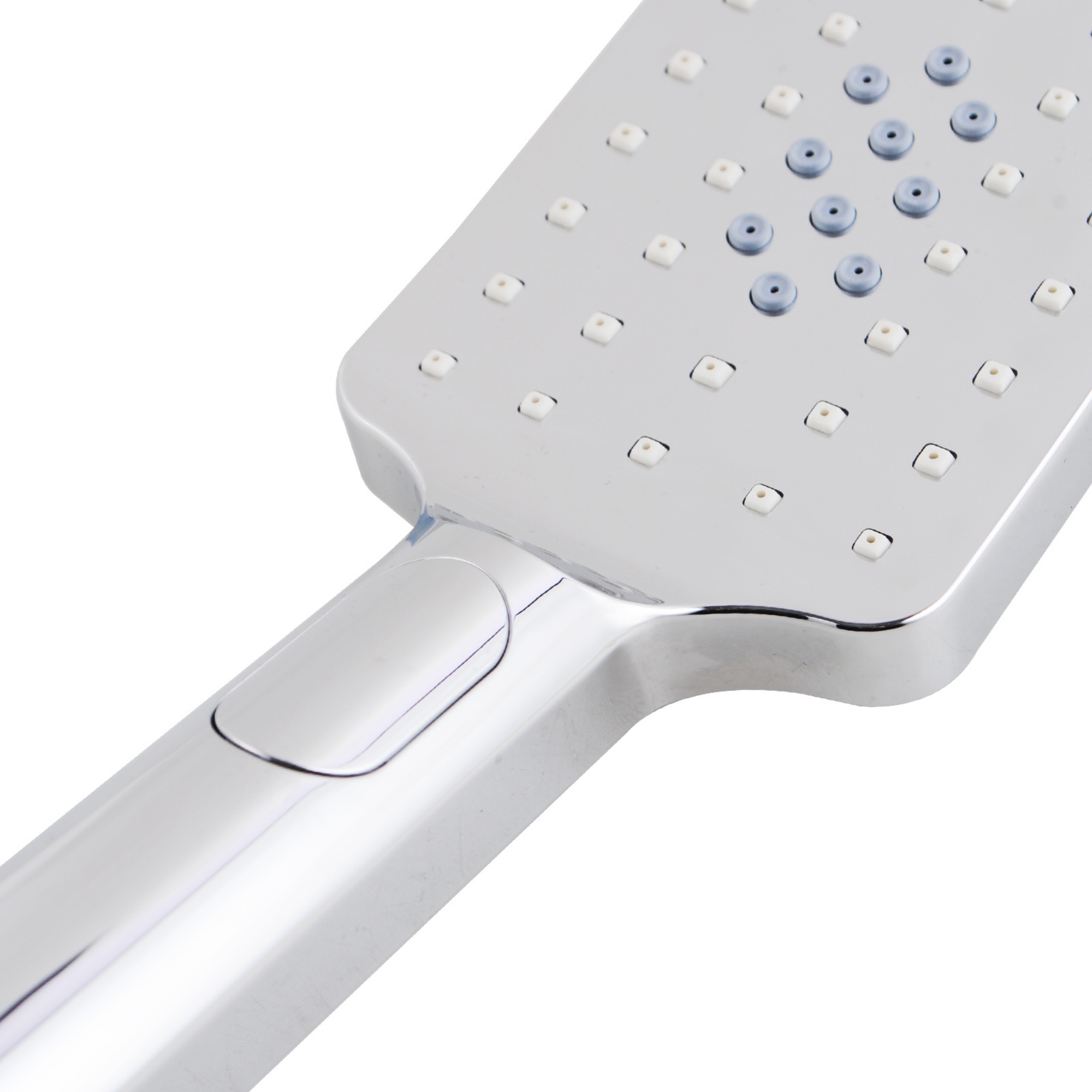 3 Function Square Hand-held Shower Head Bath Rainfall Spray Handheld Shower Rose