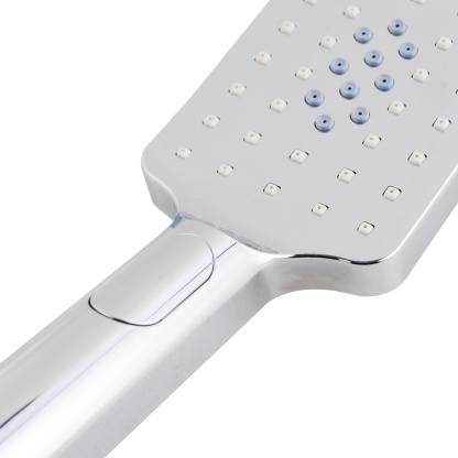 3 Function Square Hand-held Shower Head Bath Rainfall Spray Handheld Shower Rose