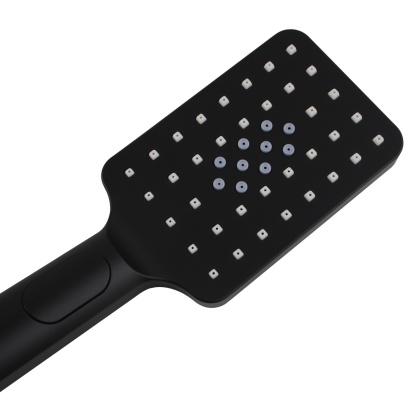 3 Function Square Hand-held Shower Head Bath Rainfall Spray Handheld Shower Rose
