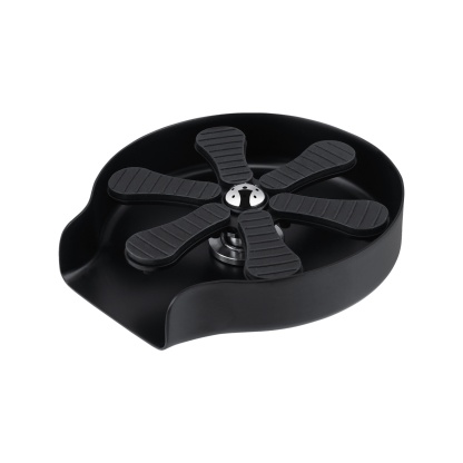 Kitchen Sink Stainless Steel Automatic Glass Rinser Cafe Bar Bottle Cup Washer Cleaner Silver/Black/Gunmetal Grey