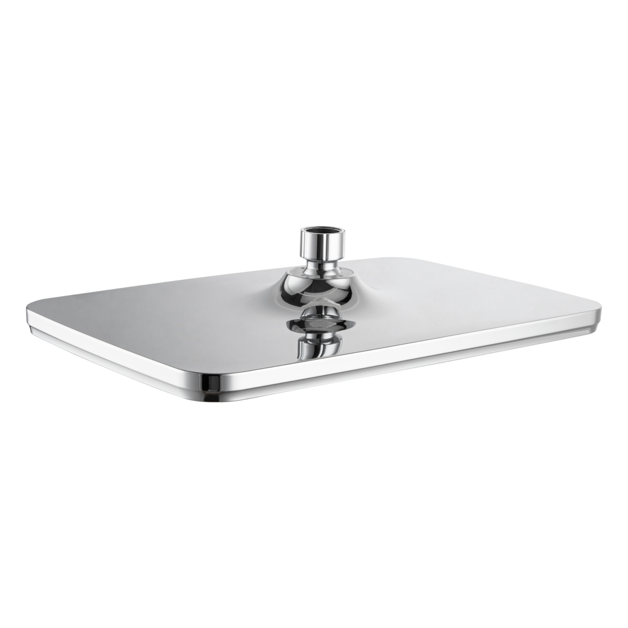 Rectangle 12“ Rainfall Shower Head Set Chrome Twin Shower 3 Function Hand-held Shower Head Shower Arm