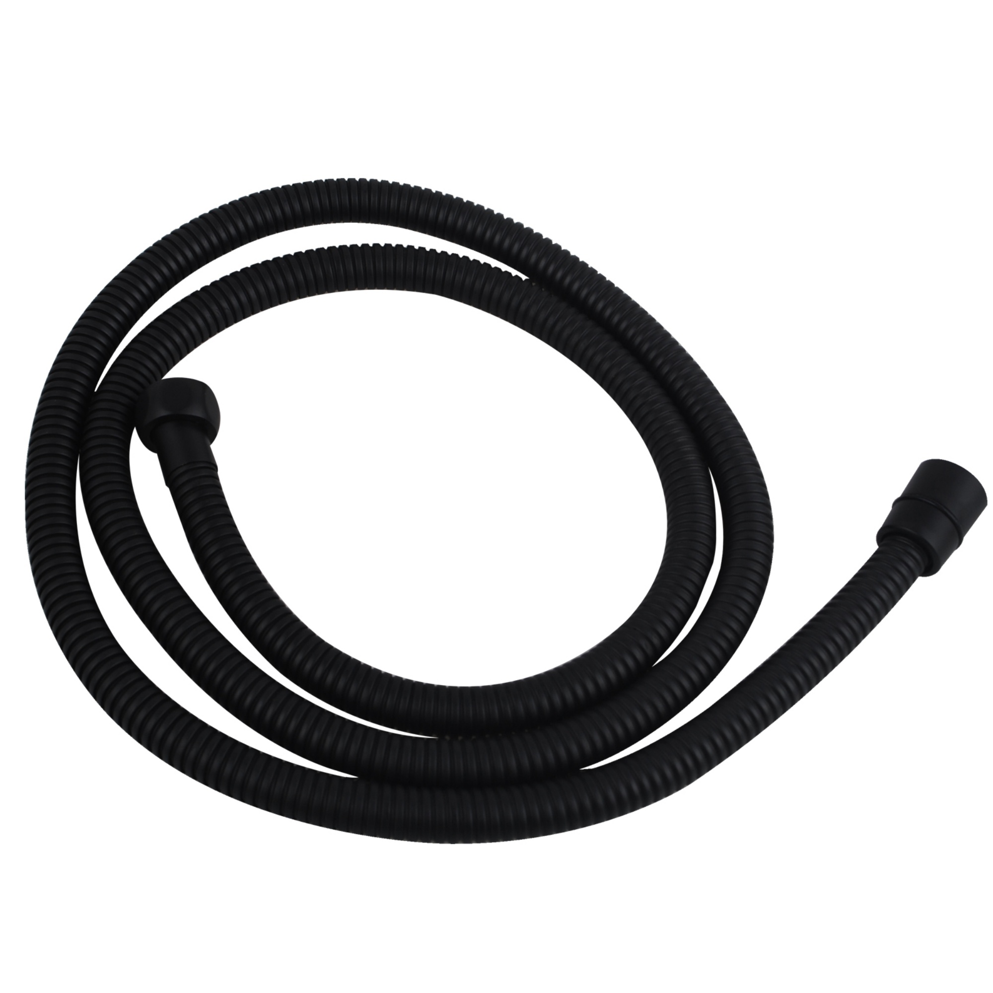 Round Swivel Handheld Shower Head Holder 1.5m Shower Hose Wall Mounted G1/2 Water Inlet Connector Chrome/Black