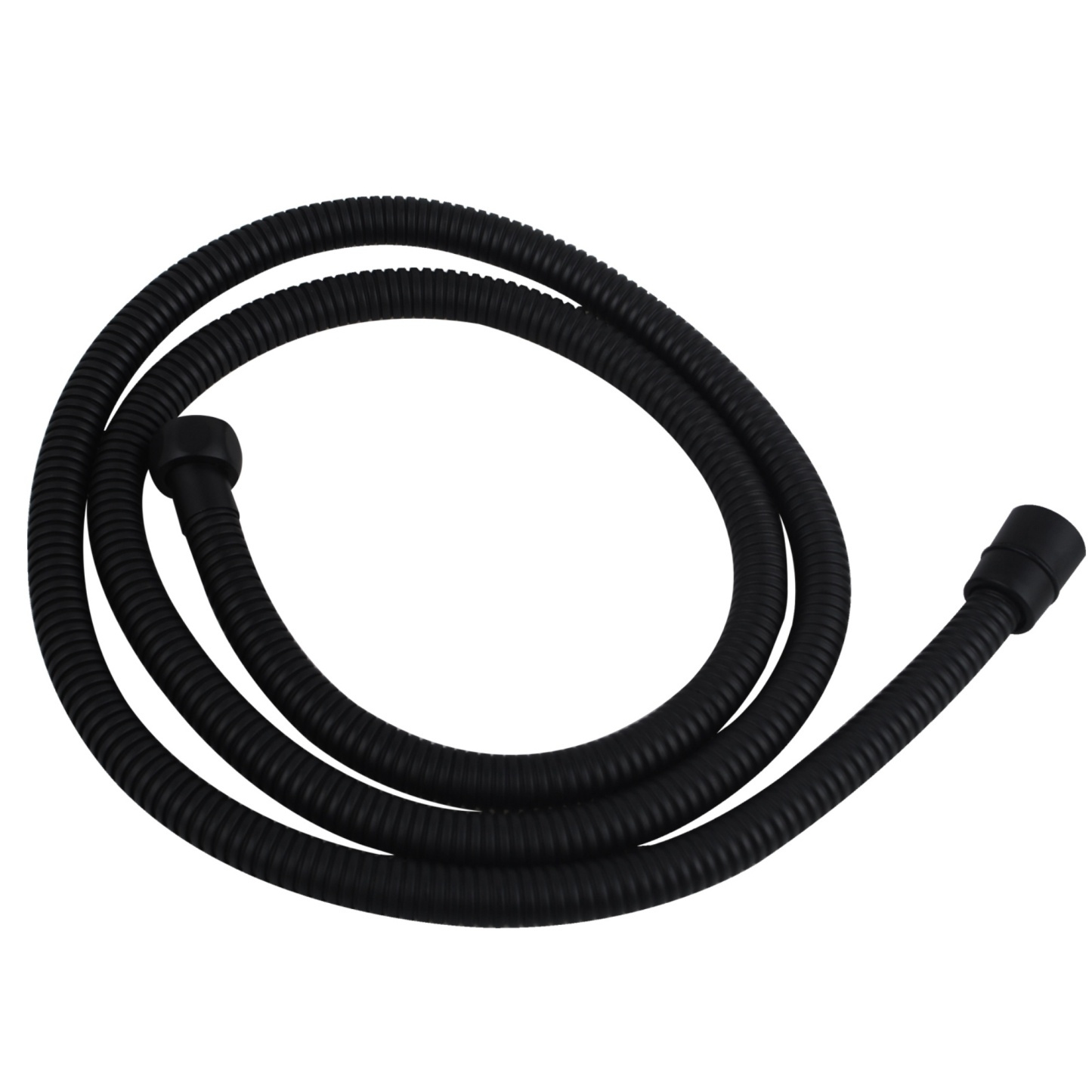 Round Swivel Handheld Shower Head Holder 1.5m Shower Hose Wall Mounted G1/2 Water Inlet Connector Chrome/Black