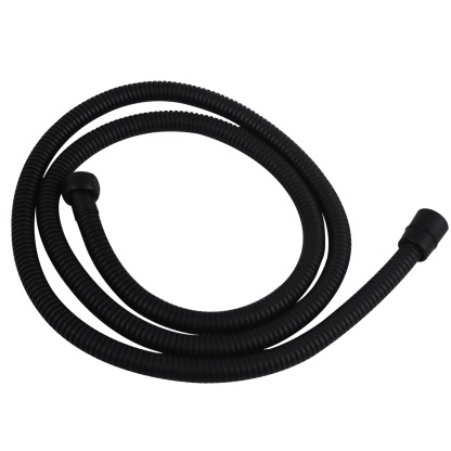 Round Swivel Handheld Shower Head Holder 1.5m Shower Hose Wall Mounted G1/2 Water Inlet Connector Chrome/Black