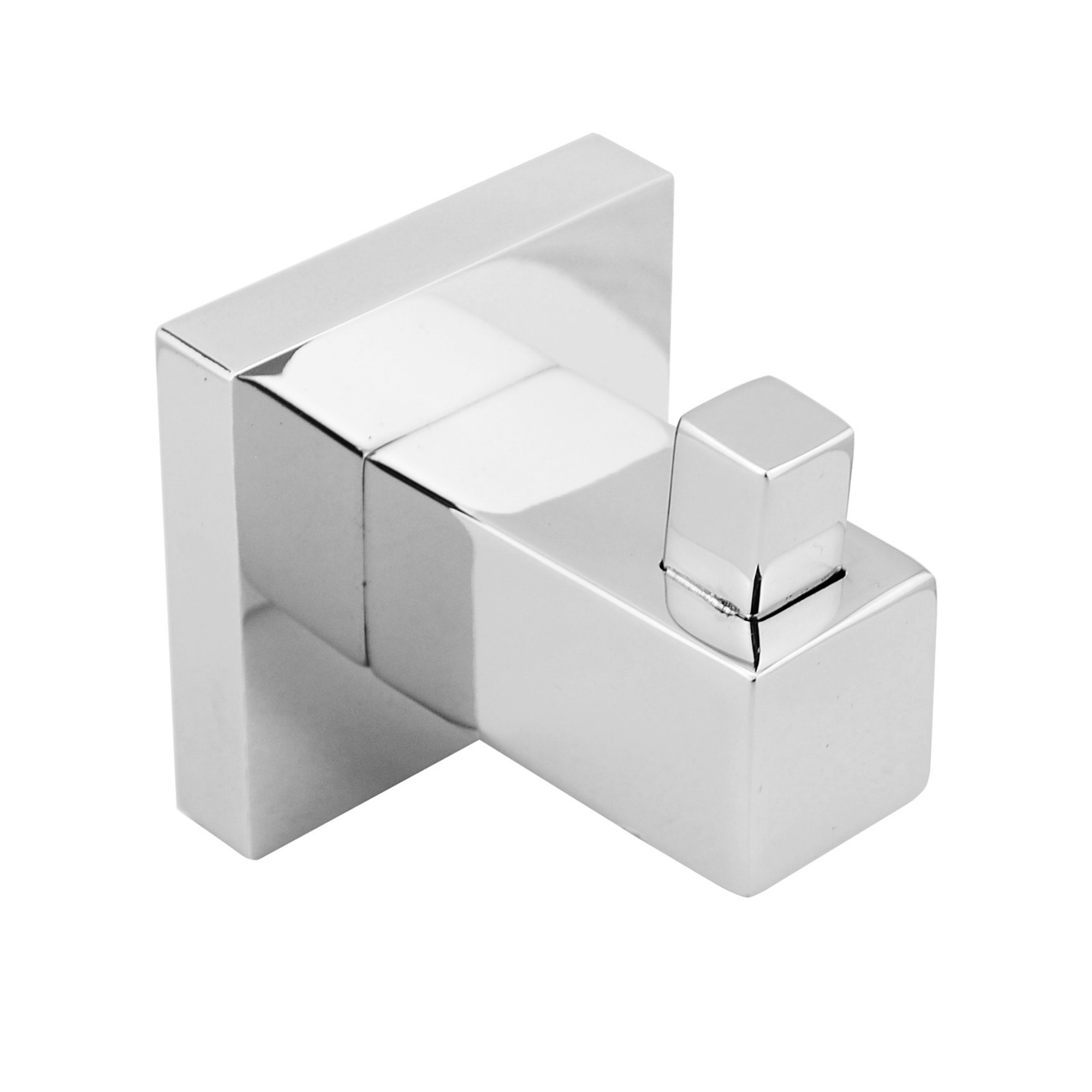 Square 304 Stainless Steel Robe Hook Wall Mounted Towel Cloth Holder Hanger Hook Chrome/Black