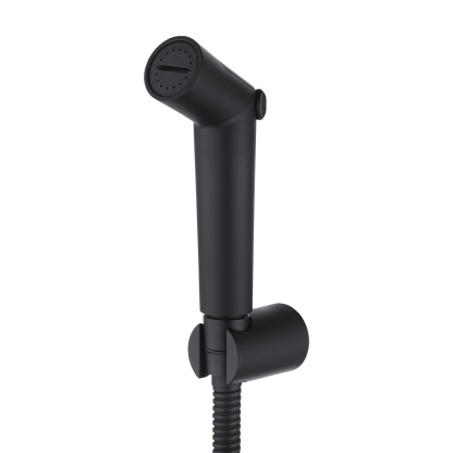 Bathroom Handheld Shower Head Bidet Spray Toilet Shattaf Spray Jet Douche Kit Chrome/Black