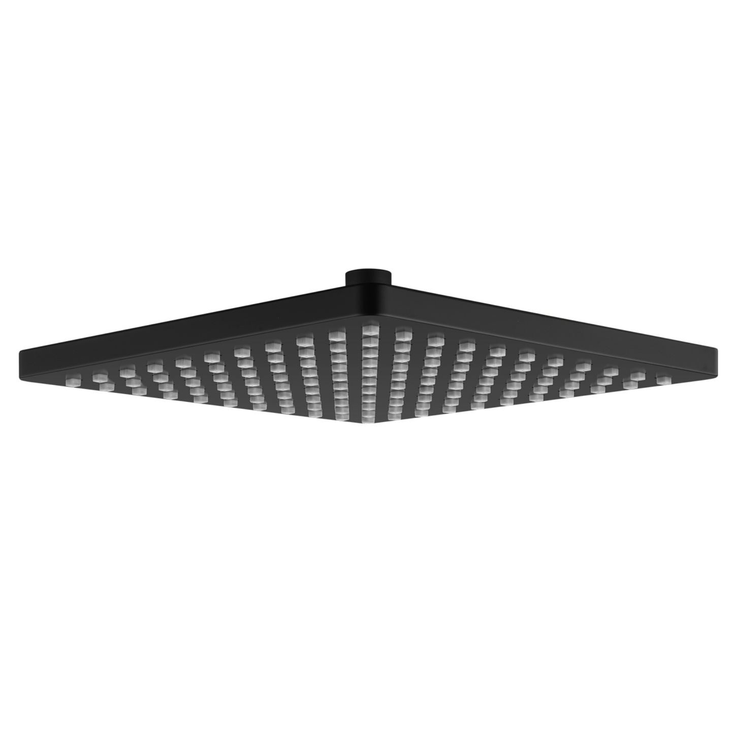 250mm 10'' Bathroom Rain Square Overhead Shower Head For Wall Mounted Gooseneck Shower Arm Chrome/Matte Black