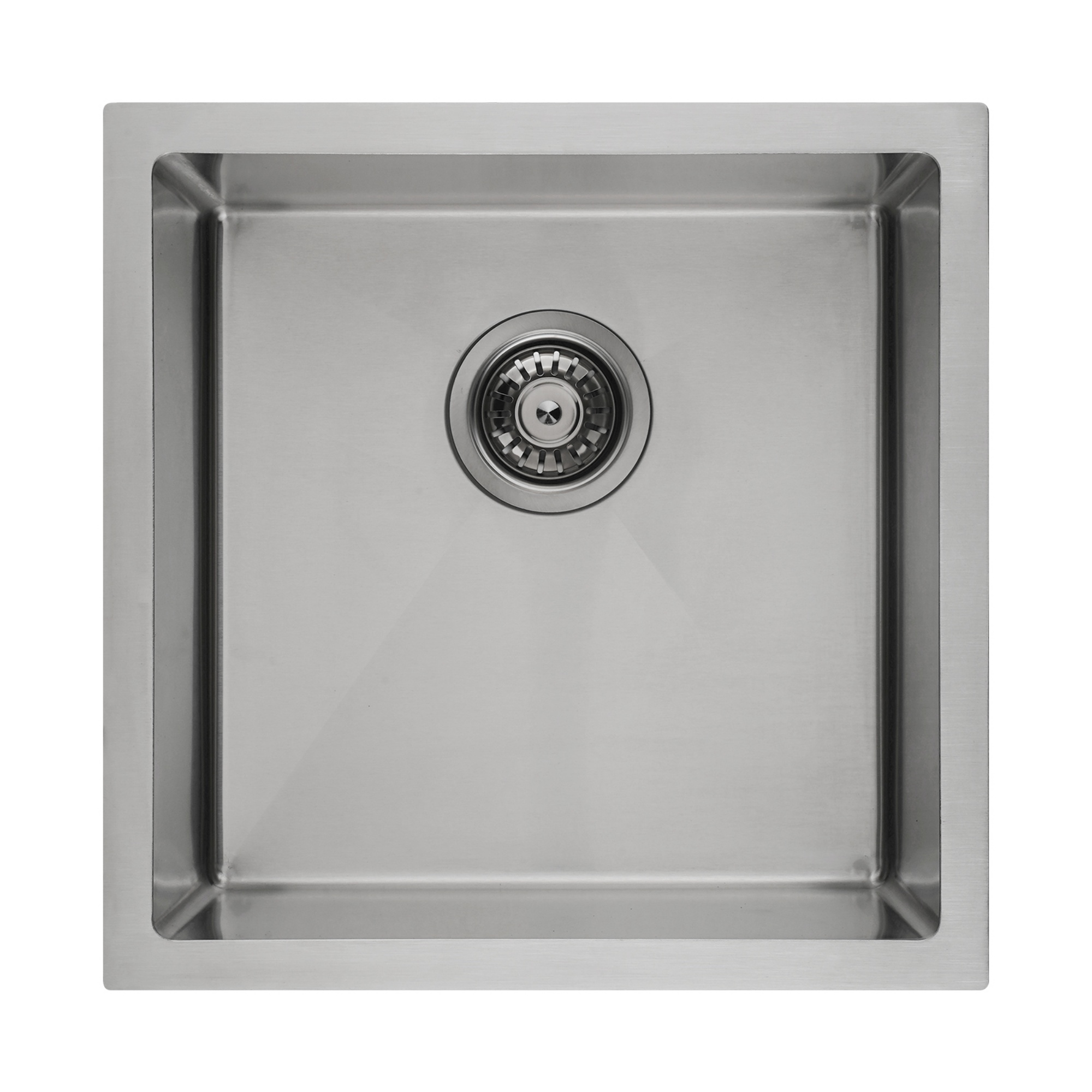 440x440mm Single Stainless Steel Kitchen Sink Smart Hand Free Drainage Top/Flush/Under Mount Satin Brush/Nano Black/Yellow Gold