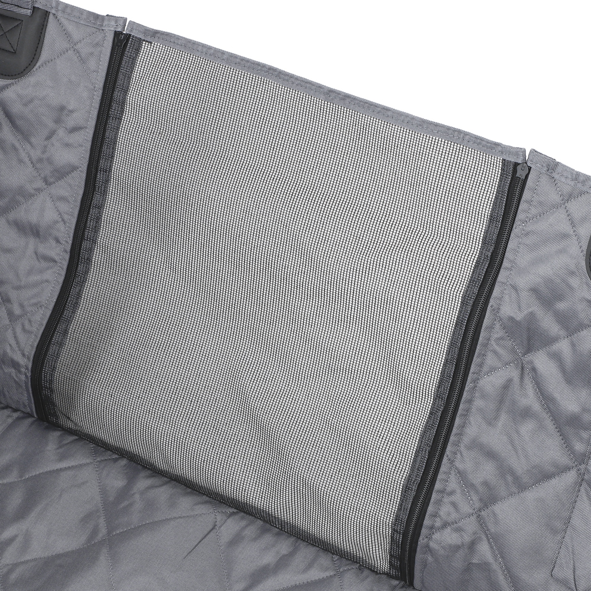 Large Water Proof Hard Bottom Pet Car Back Seat Cover Extendable Dog Cat Protector Mat Black/Grey