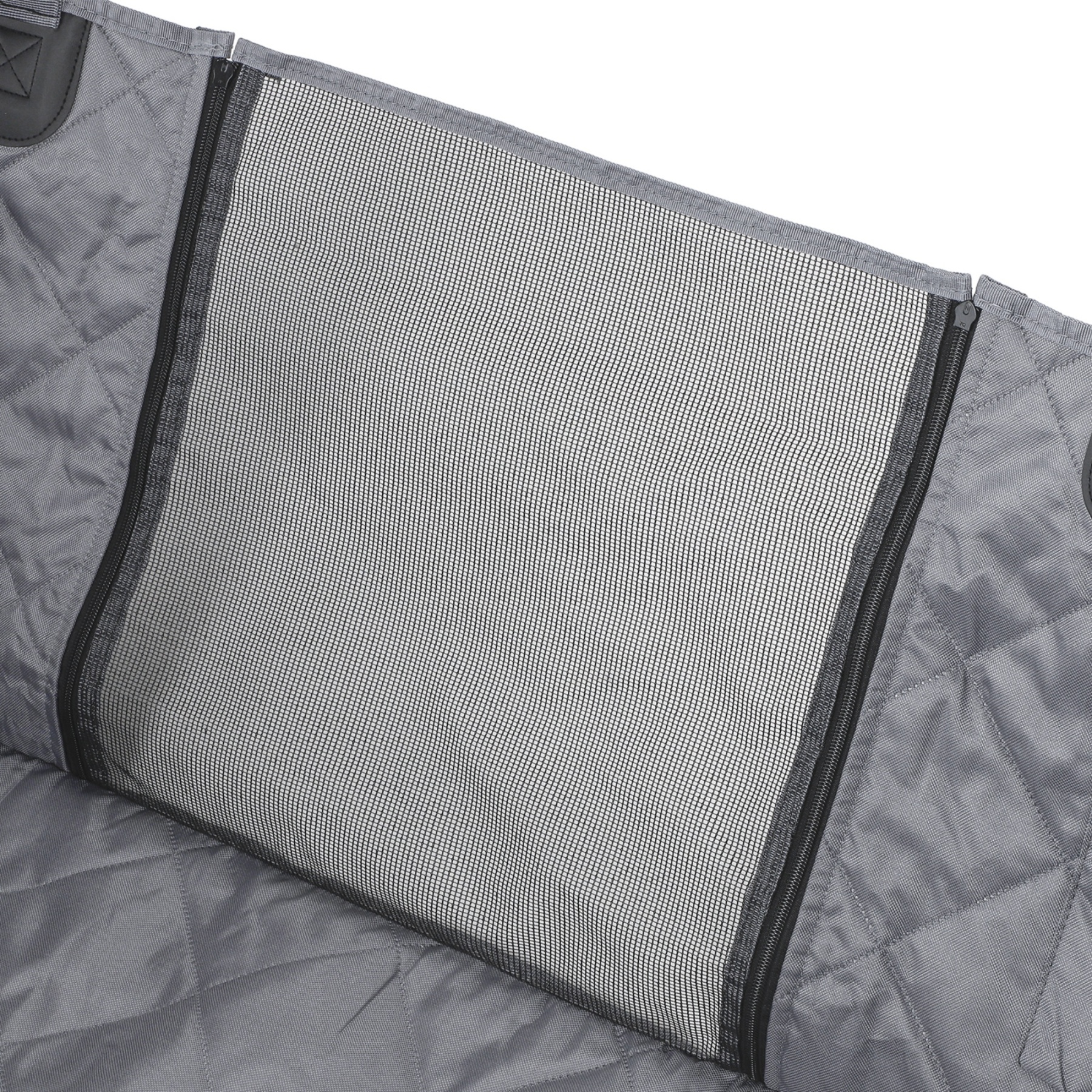 Large Water Proof Hard Bottom Pet Car Back Seat Cover Extendable Dog Cat Protector Mat Black/Grey