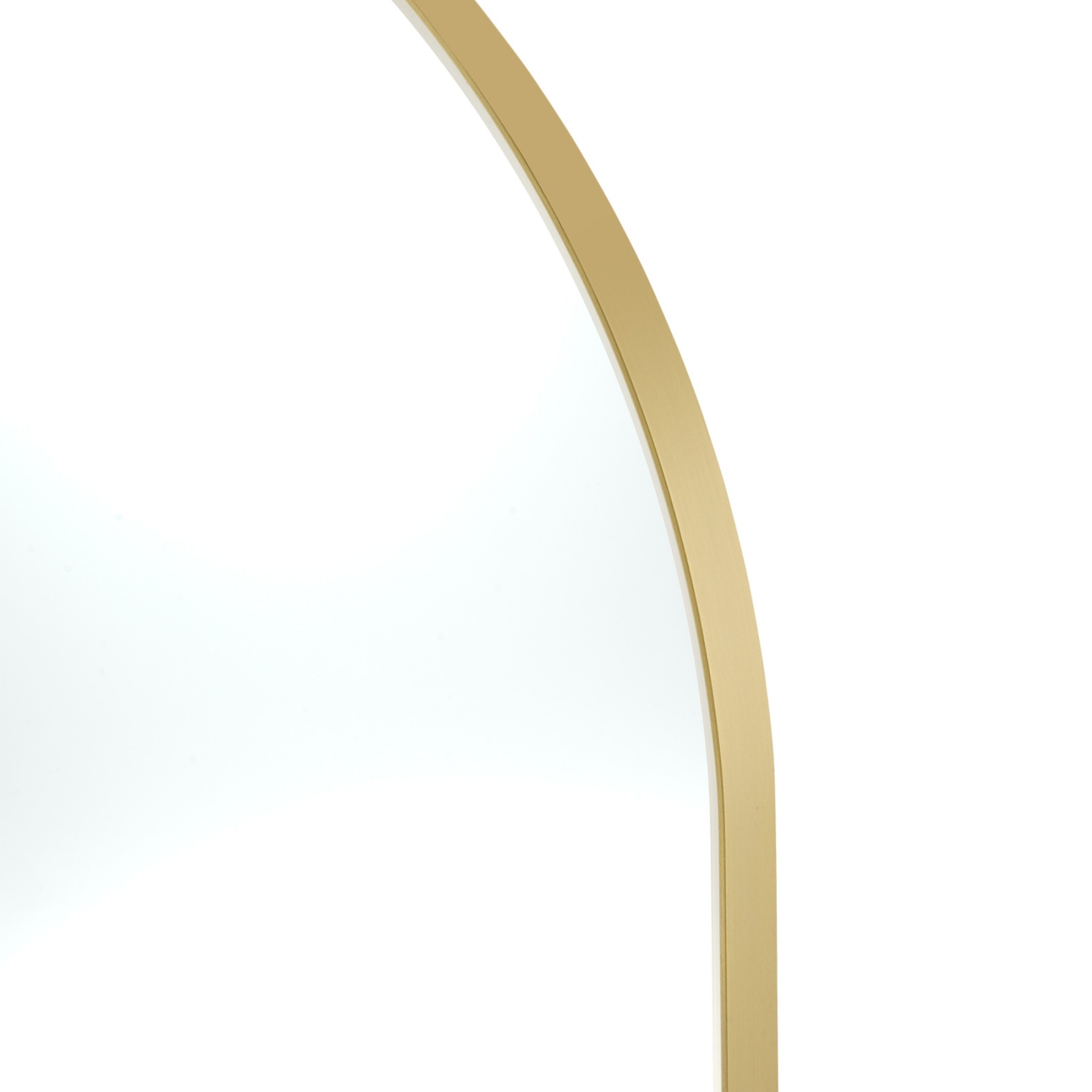 Bathroom Aluminium Framed Oval Mirror Vanity Basin Wall Mounted Makeup Mirror Gold/Black