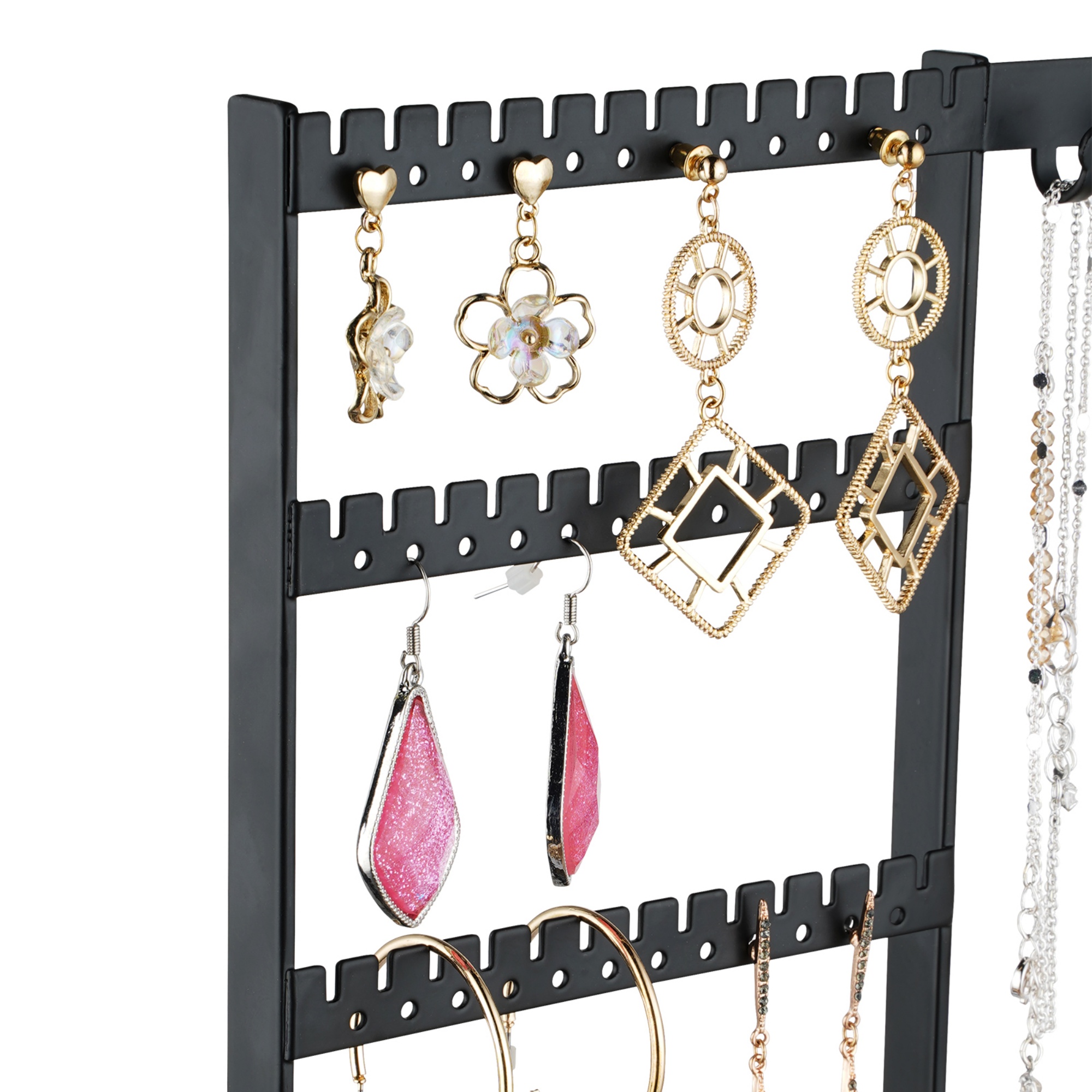 Jewellery Storage Stand Rack Rings Necklaces Earrings Display Organizer Holder
