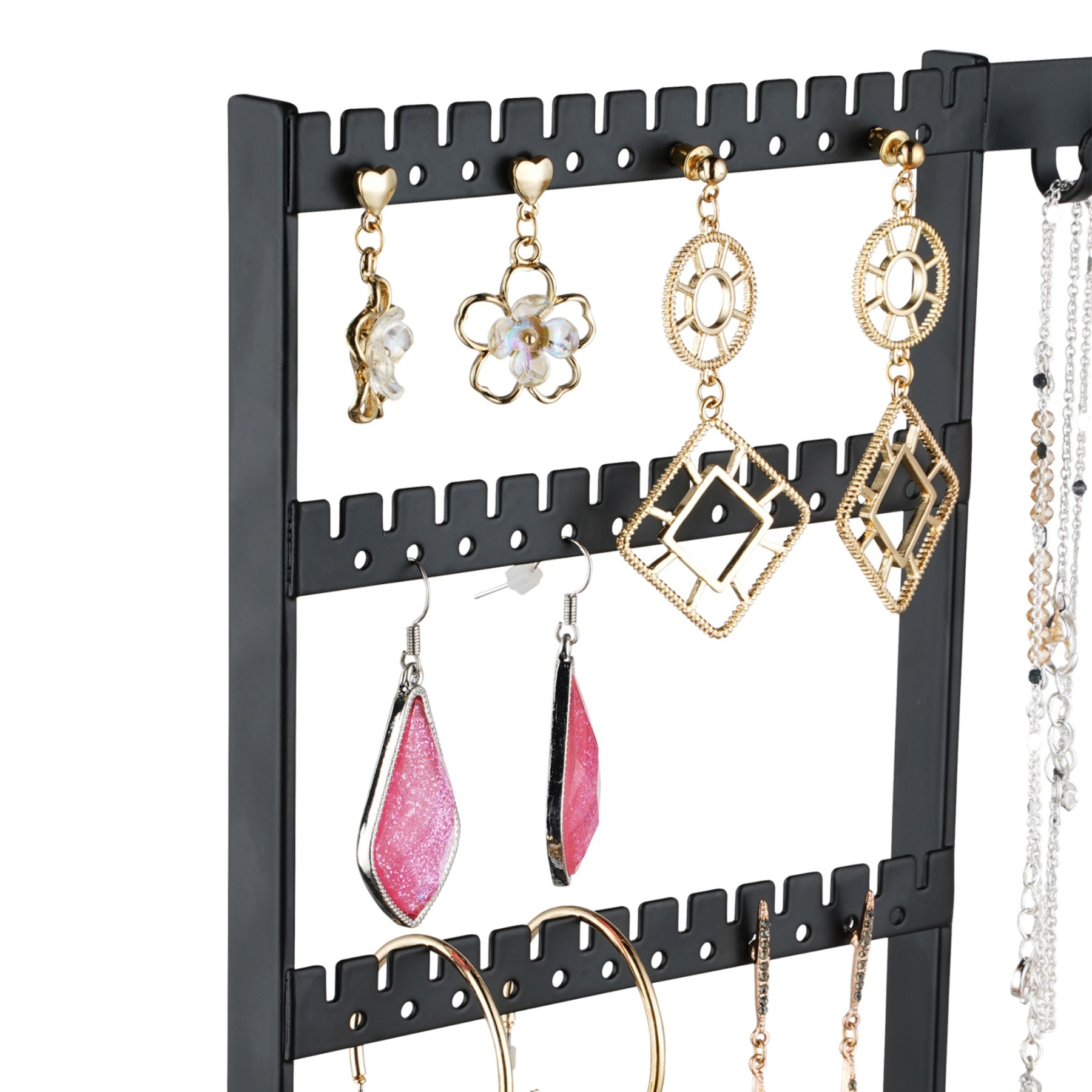 Jewellery Storage Stand Rack Rings Necklaces Earrings Display Organizer Holder