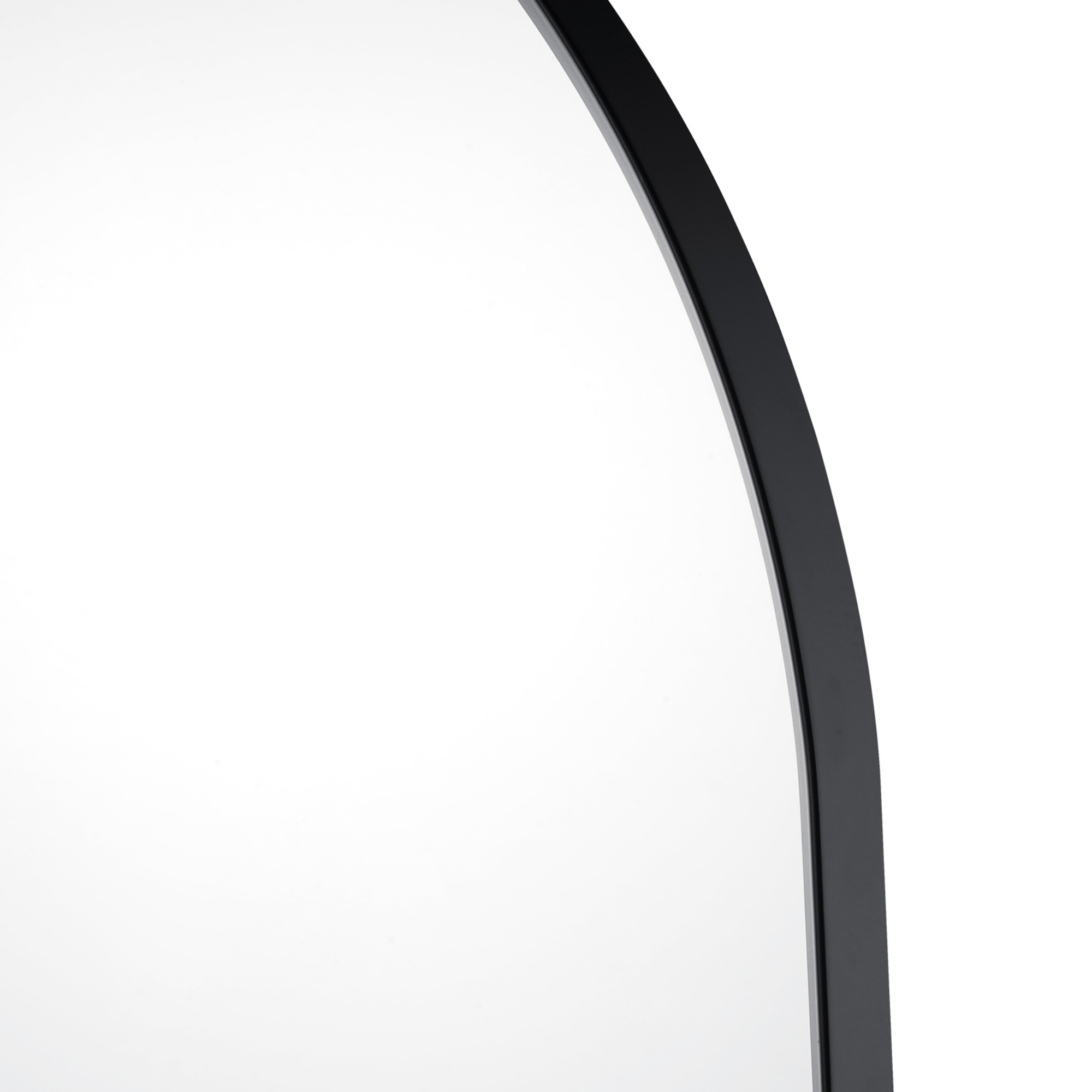 Bathroom Aluminium Framed Oval Mirror Vanity Basin Wall Mounted Makeup Mirror Gold/Black