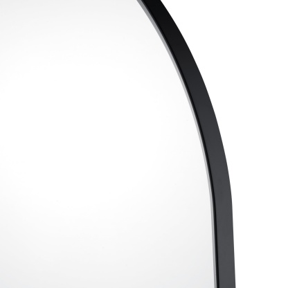 Bathroom Aluminium Framed Oval Mirror Vanity Basin Wall Mounted Makeup Mirror Gold/Black