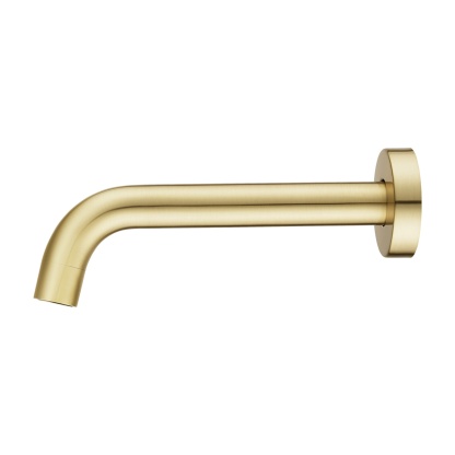 Round Brass Bathroom Basin Sink Vanity Wall Mounted Outlet Bathtub Shower Water Spout Chrome/Black/Brushed Yellow Gold