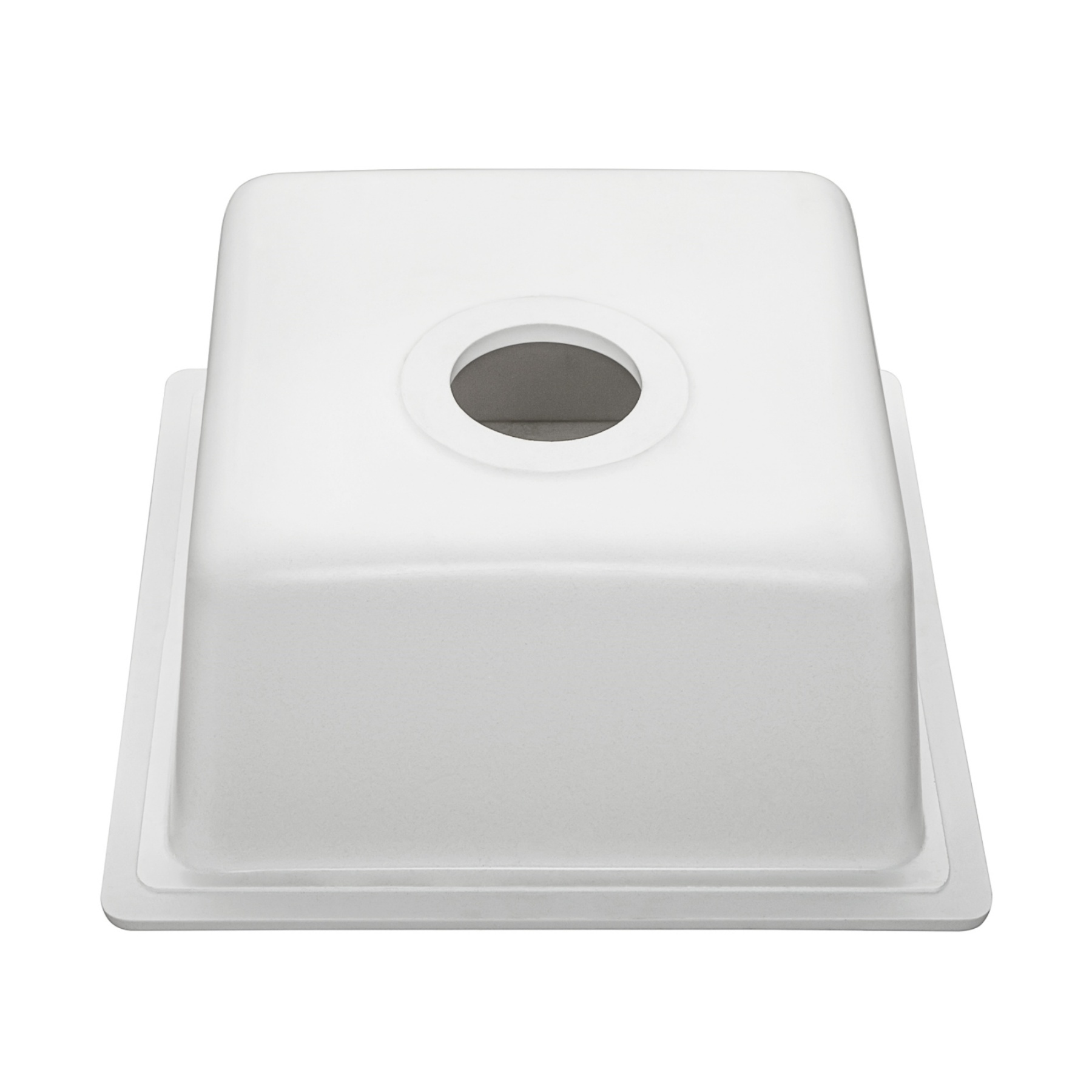 Granite Stone Single Bowl Kitchen Sink Oil-Proof Top/Under Mount Laundry Bar Basin Black/White