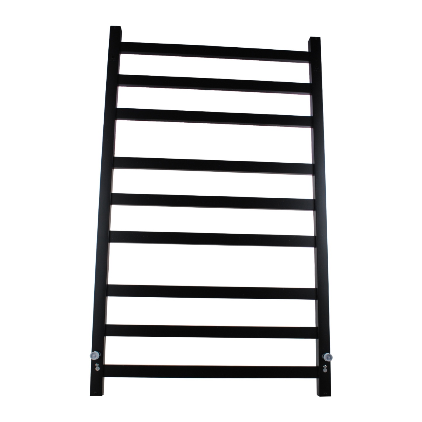 600 x 1000mm 9 Bar Bathroom Electric Stainless Steel Heated Towel Rail Rack Wall Mounted Tower Clothes Warmer Hanger Holder Black/Chrome