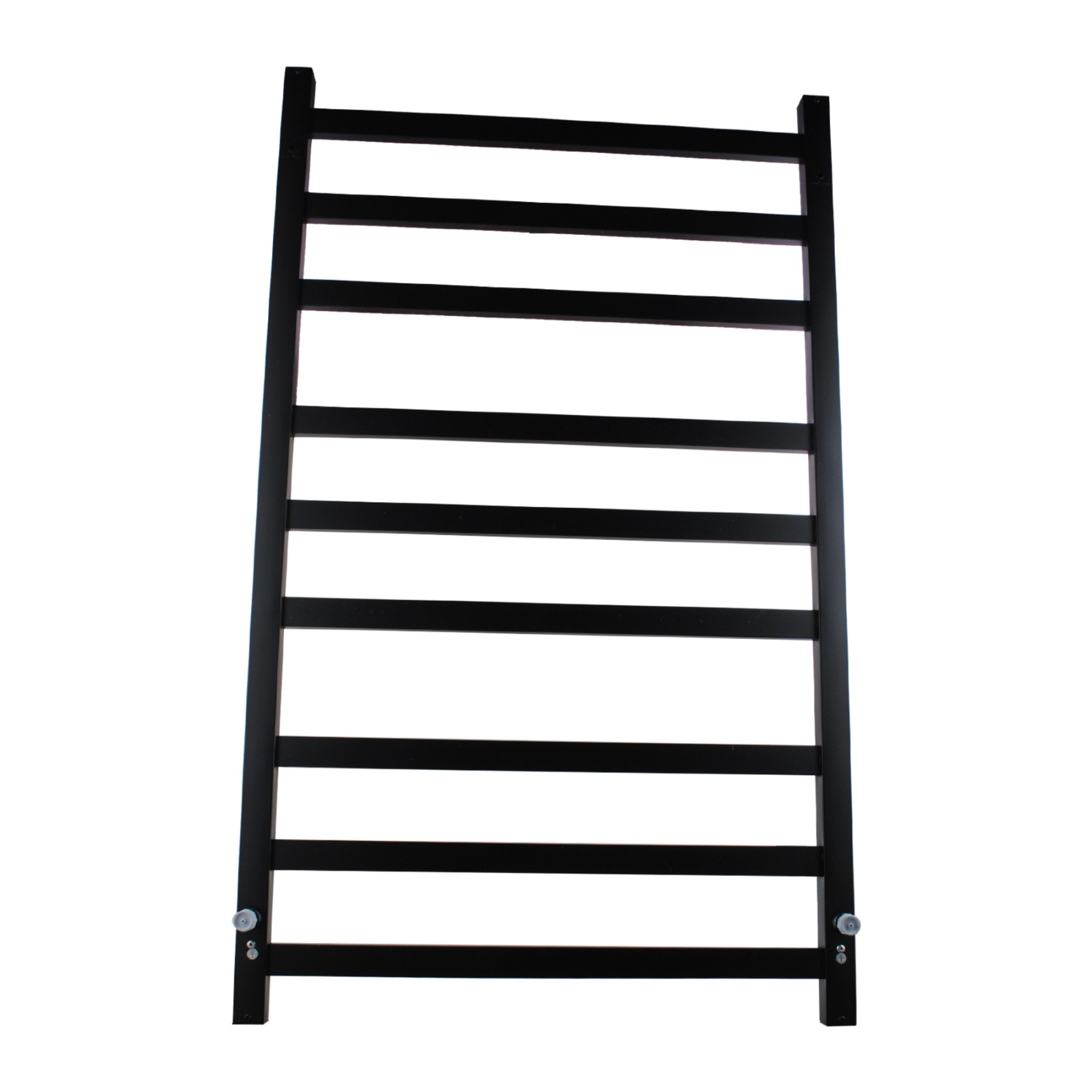 600 x 1000mm 9 Bar Bathroom Electric Stainless Steel Heated Towel Rail Rack Wall Mounted Tower Clothes Warmer Hanger Holder Black/Chrome