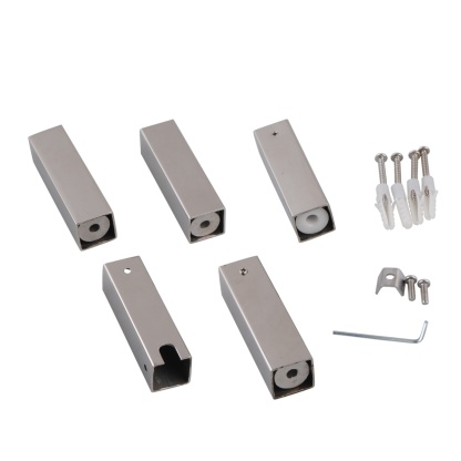 4 Bars Bathroom Square Stainless Steel Electric Heated Towel Rail Rack Wall Mounted Tower Warmer Hanger Holder Chrome/Black/Yellow Gold