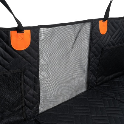 Waterproof Non-Slip Hard Bottom Pet Car Back Seat Dog Cat Car Seat Bed Car Extender Protector