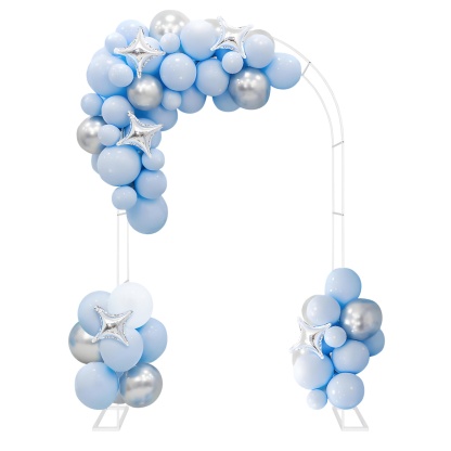Garden Arch Wedding Party Balloon Decoration Archway Climbing Flower Plants Arbour Vine Stand Trellis White/Black/Dark Green