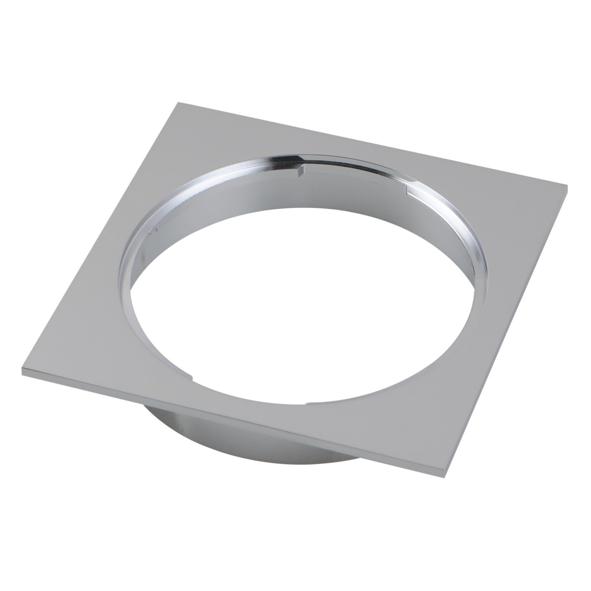 110mm Square Brass Bathroom Shower Drain Floor Waste Laundry Floor Water Outlet Chrome/Matte Black