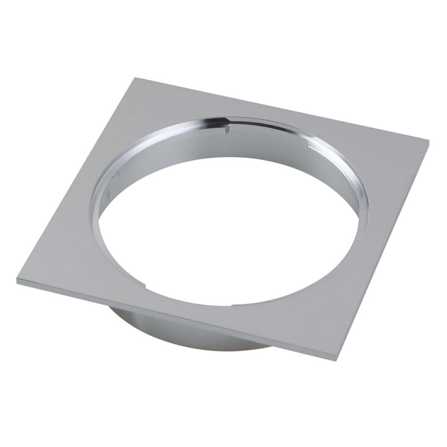 110mm Square Brass Bathroom Shower Drain Floor Waste Laundry Floor Water Outlet Chrome/Matte Black