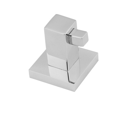 Square 304 Stainless Steel Robe Hook Wall Mounted Towel Cloth Holder Hanger Hook Chrome/Black