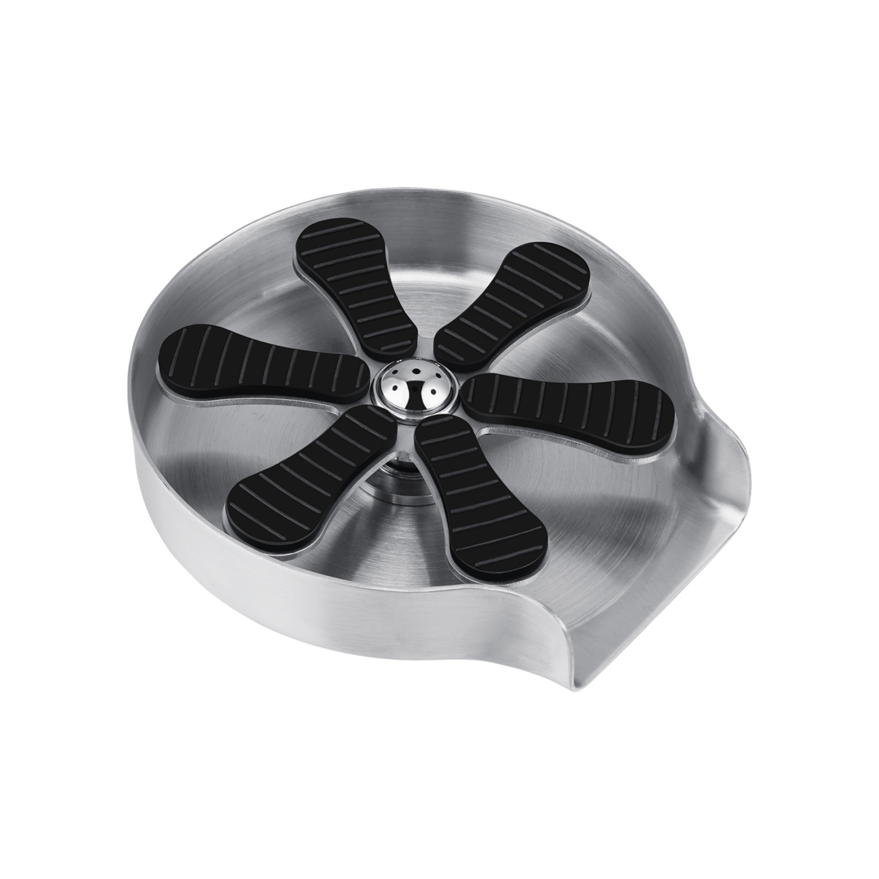 Kitchen Sink Stainless Steel Automatic Glass Rinser Cafe Bar Bottle Cup Washer Cleaner Silver/Black/Gunmetal Grey