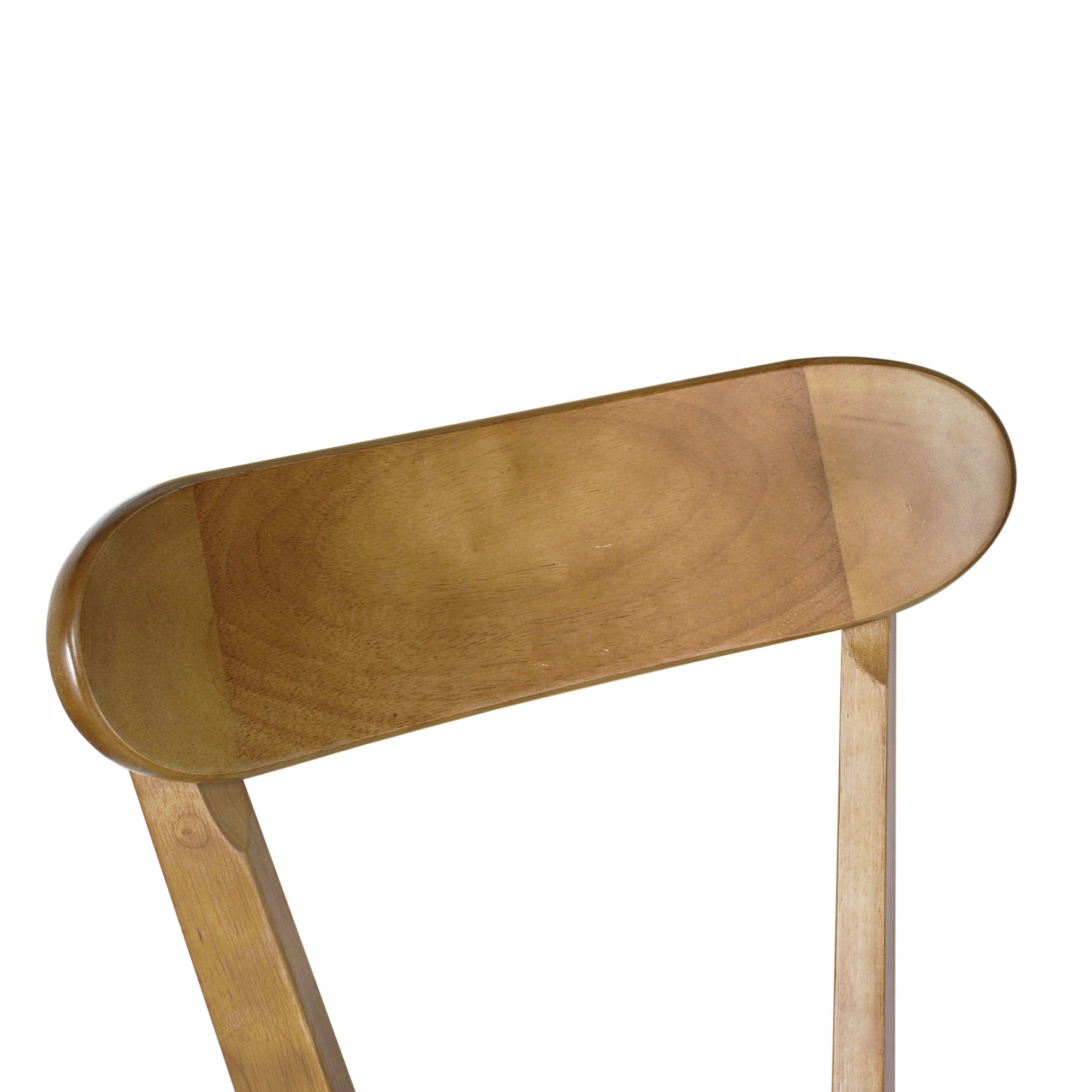 2PCs Rubber Wood Dining Chairs for Home Kitchen Restaurant Walnut/Natural/Black