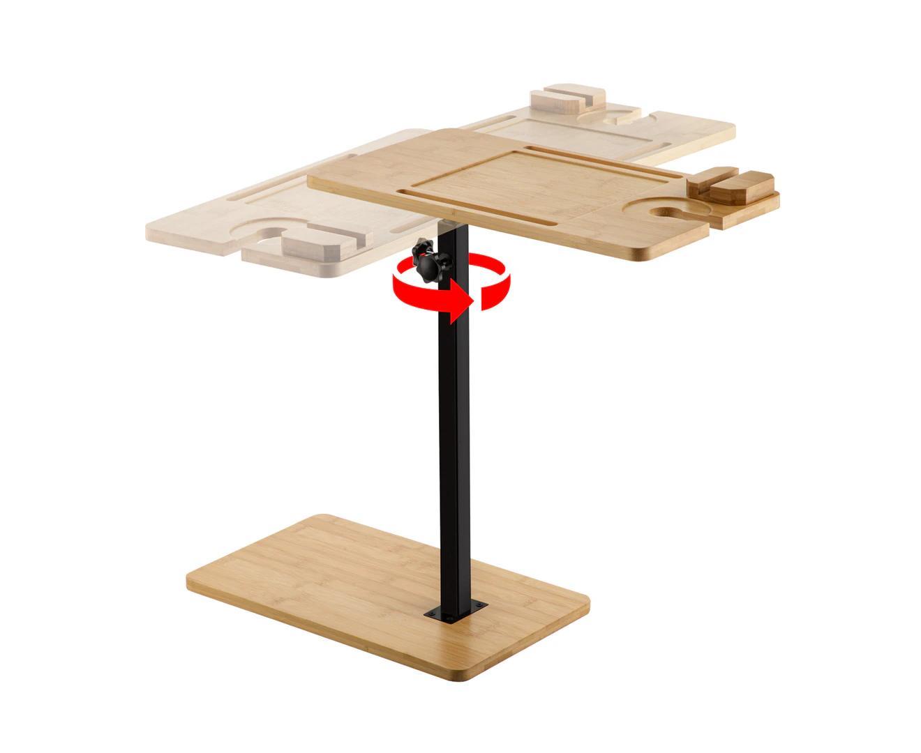 Freestanding Bath Caddy Tray for Tub Bathtub Side Table Luxury Bathroom Home Spa