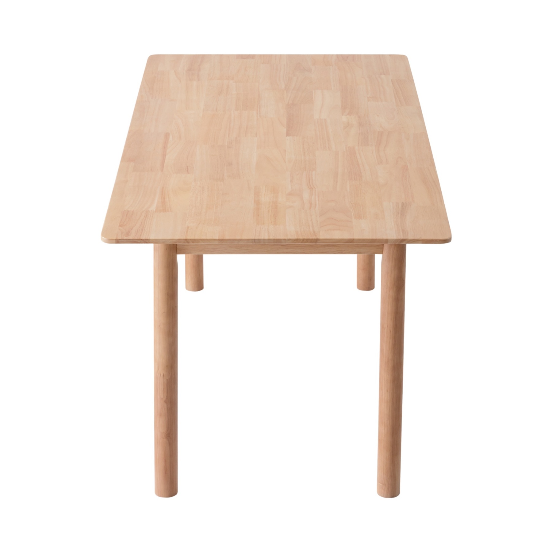 140cm Rectangle Wooden Dining Table for Home Kitchen Cafe Restaurant Walnut/Natural