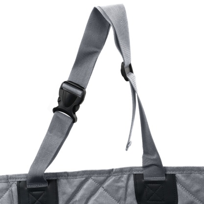 Large Water Proof Hard Bottom Pet Car Back Seat Cover Extendable Dog Cat Protector Mat Black/Grey