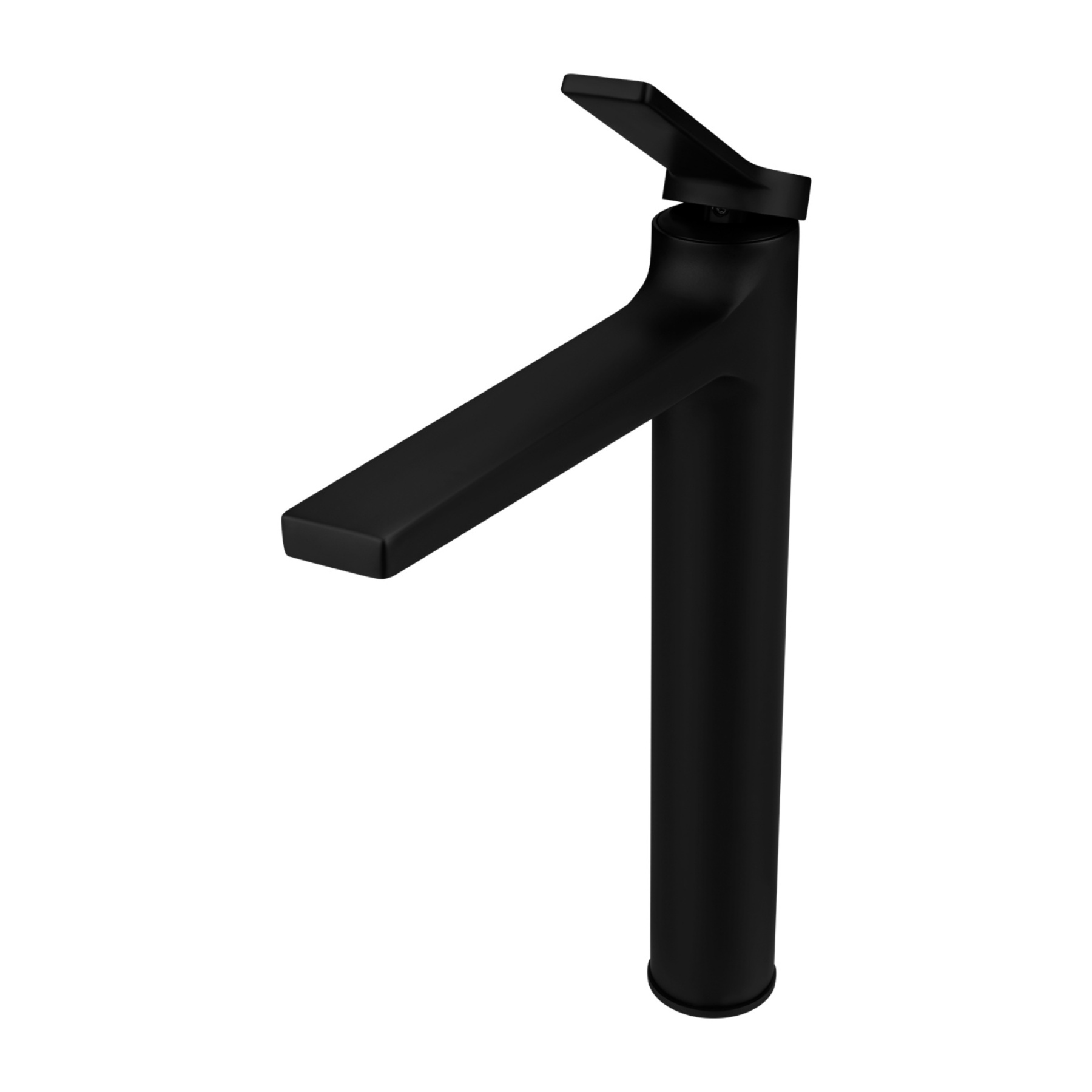 Round Brass Bathroom Basin Tall Mixer Tap Laundry Sink Vanity Flick Counter Top Faucet Chrome/Black/Brushed Gold