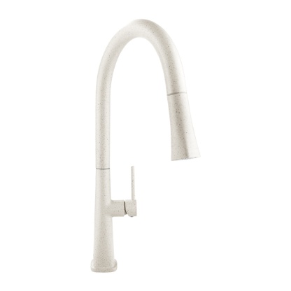 Brass 360° Swivel Pull-Out 2 Function Kitchen Sink Mixer Tap Laundry Basin Vanity Spout Faucet Chrome/Black/Granite Grey/White Granite