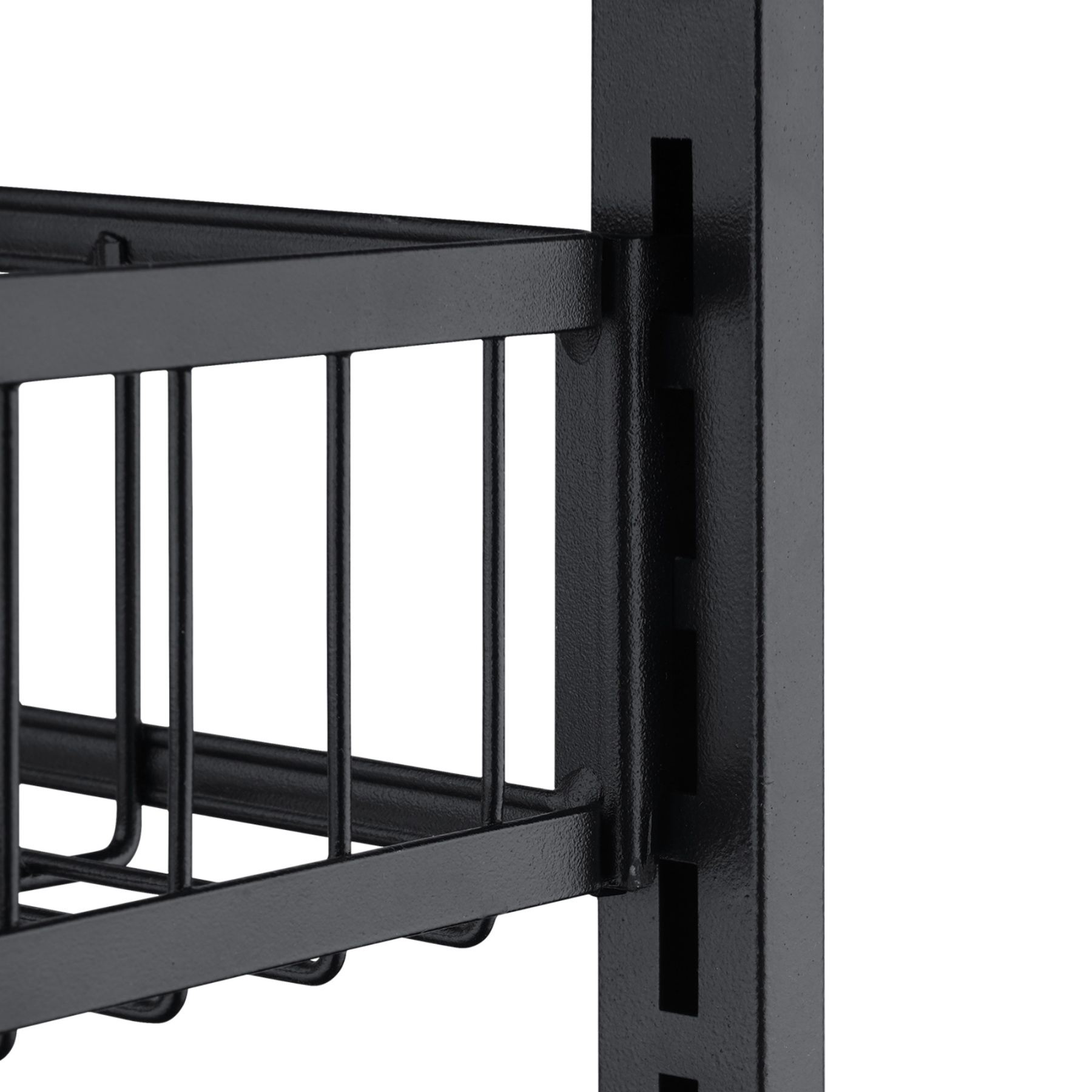 4 Tiers Hanging Bathroom Storage Rack Over Door Shower Caddy Basket Bath Storage Holder Organizer Shelf Black