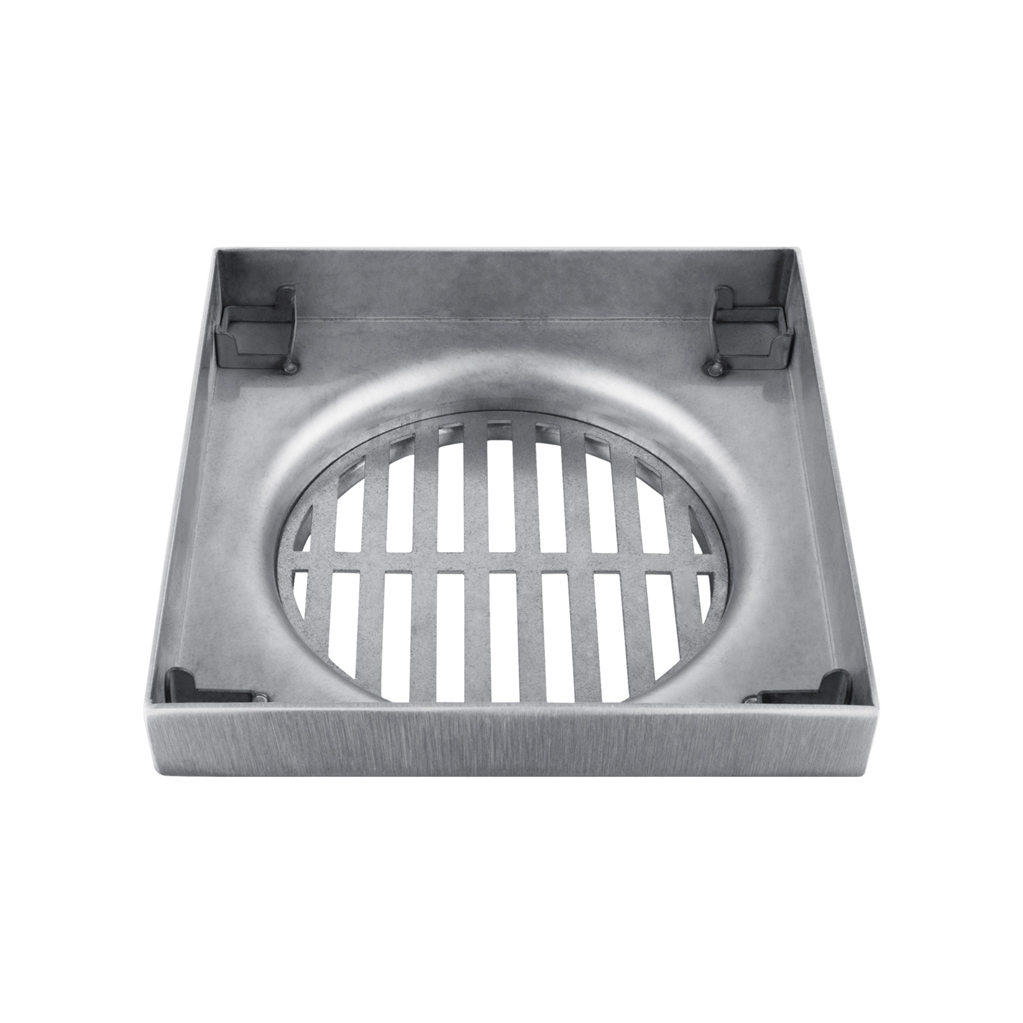 Bathroom Smart Tile Insert Square Floor Waste Shower Grate Drain Water Outlet Chrome/Black