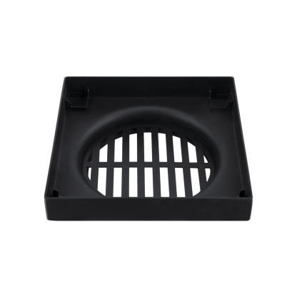 Bathroom Smart Tile Insert Square Floor Waste Shower Grate Drain Water Outlet Chrome/Black