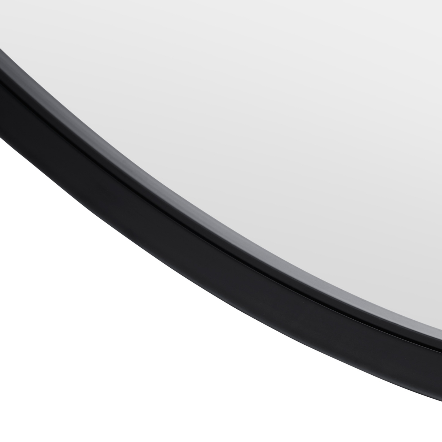 Bathroom Aluminium Framed Oval Mirror Vanity Basin Wall Mounted Makeup Mirror Gold/Black